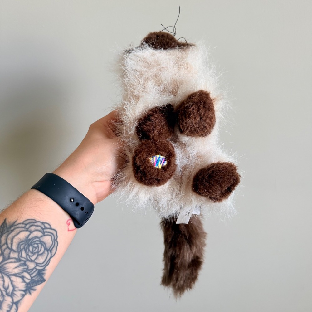 Ganz Webkinz Himalayan Cat Plush Stuffed Animal Cream Brown Siamese Kitty W Logo - Picture 3 of 4